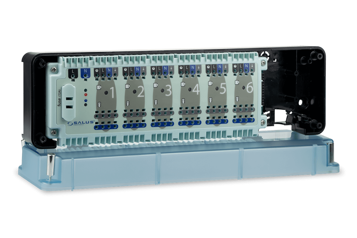 Centru de comanda cu 6 zone, cu fir KL06-M