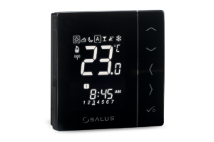 VS10BRF (Schwarz) 4 in 1 digitaler FUNK-RAUMTHERMOSTAT