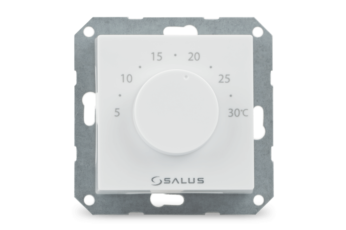 Termostat cu buton rotativ, fără ramă BTR230