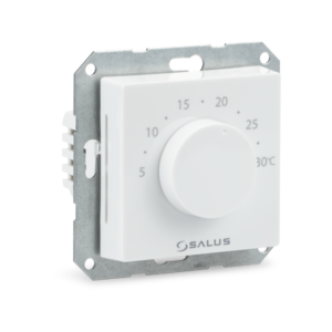 BTR230-9010 Elektronischer Raumthermostat mit Drehregler für das Schalterprogramm