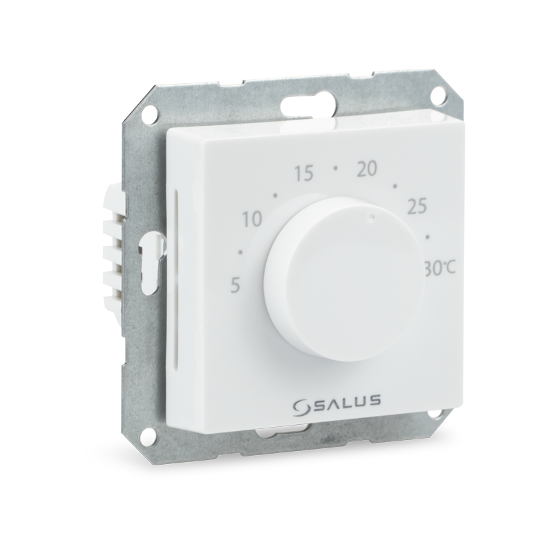BTR230-9010 Elektronischer Raumthermostat mit Drehregler für das Schalterprogramm