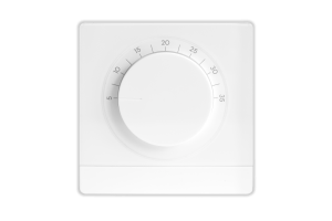 SQ605RF(WB) Superflacher analoger FUNK-RAUMTHERMOSTAT