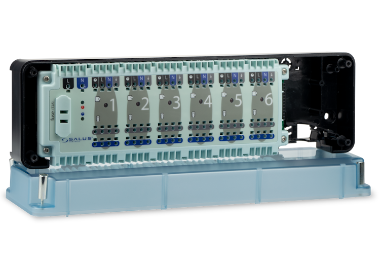 KL06 Wiring centre, for 6 zones