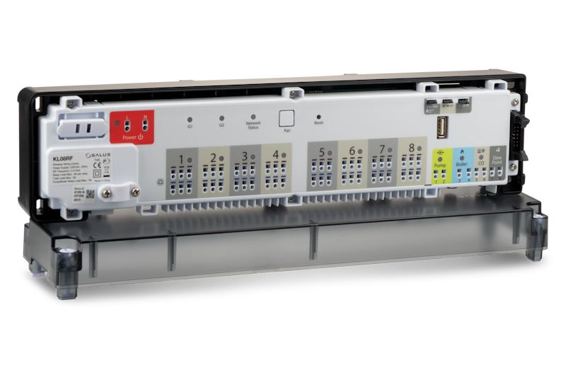 KL08RF24V Wiring centre, for 8 zones